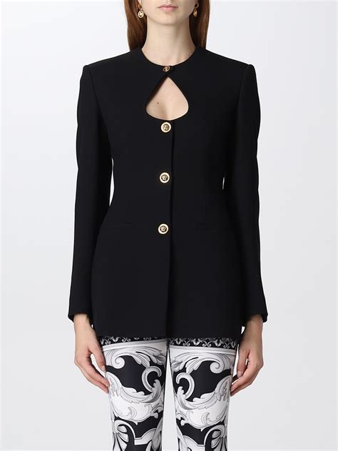 women versace blazer|versace blazer price.